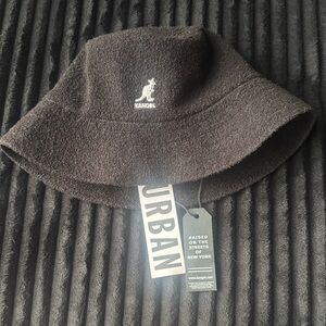 Kangol Classic Black Bucket Hat